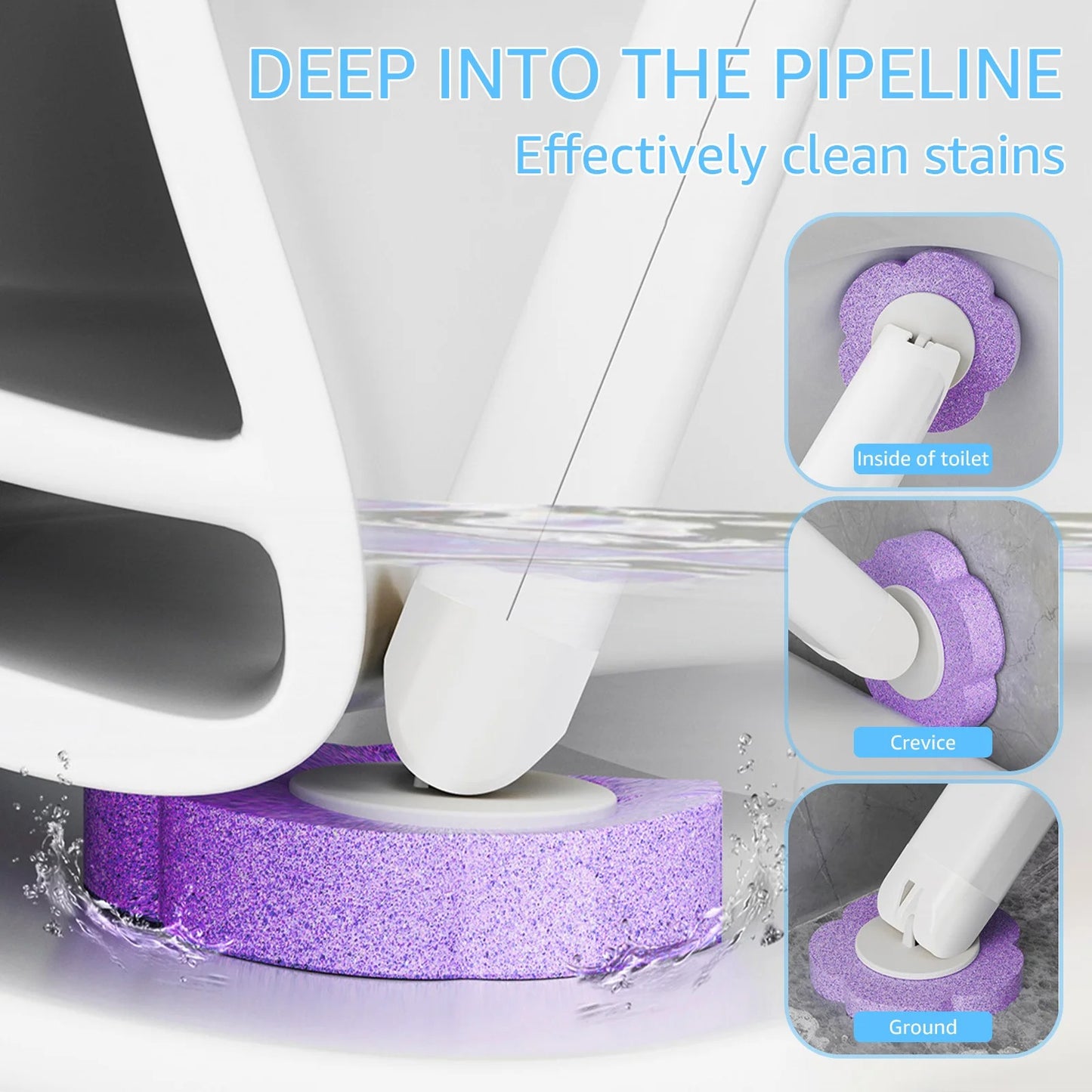 Hygiene Toilet Brush With Refills