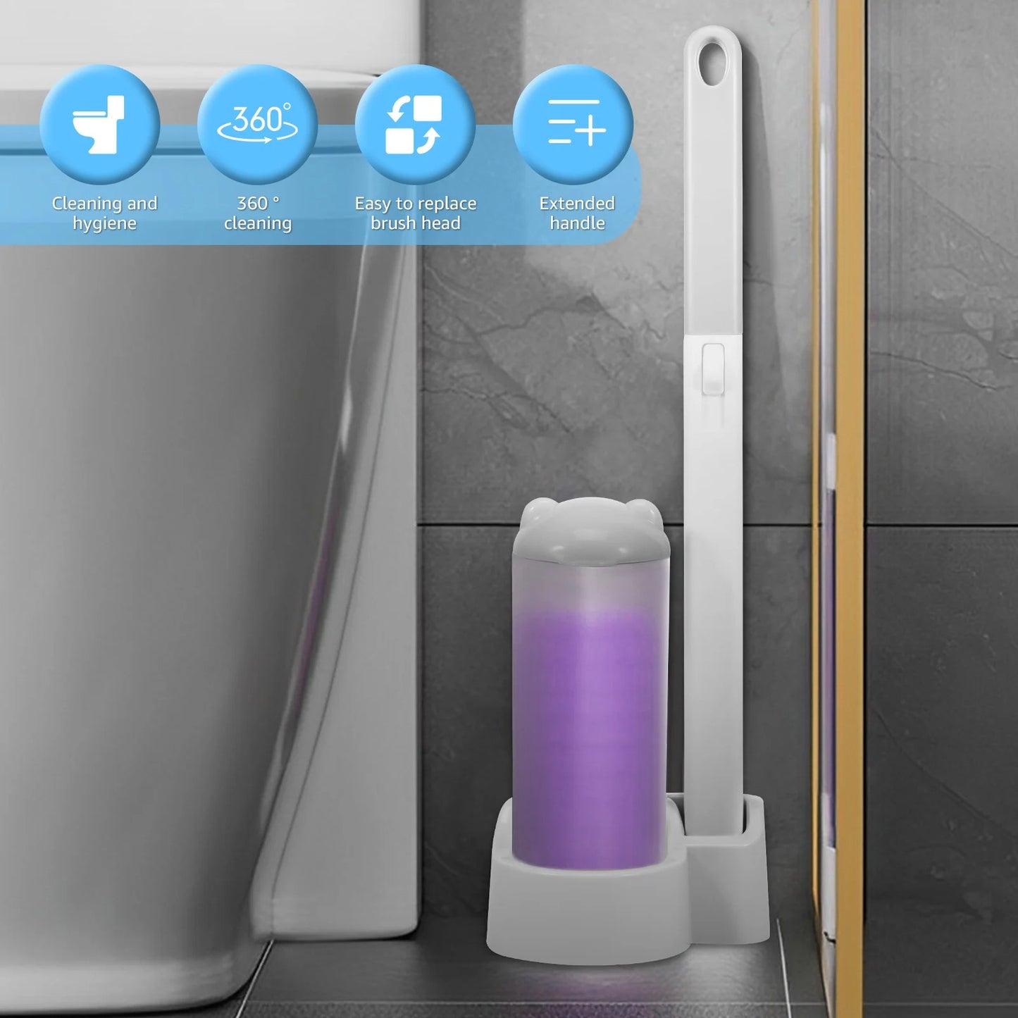 Hygiene Toilet Brush With Refills