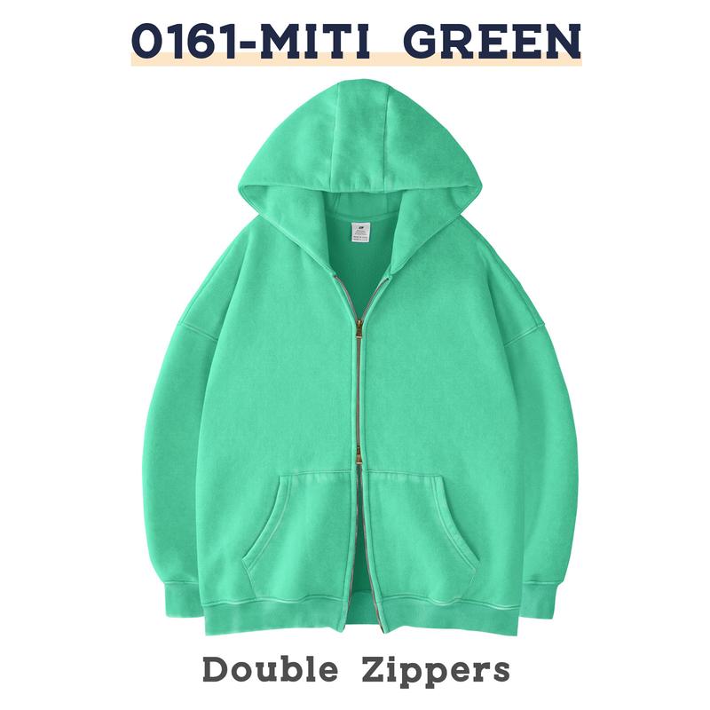 Unisex Oversized zip up hoodie