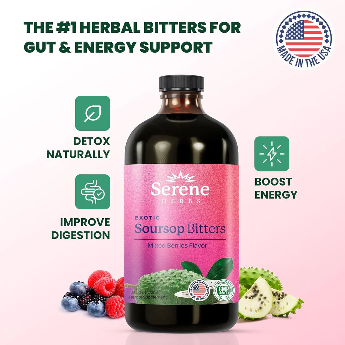 🌿 Serene Herbs  Soursop Bitters