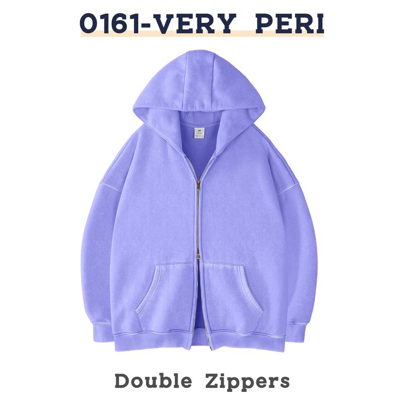 Unisex Oversized zip up hoodie