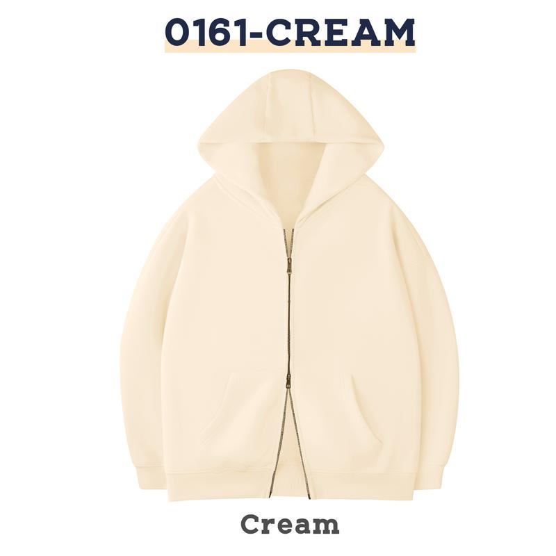 Unisex Oversized zip up hoodie