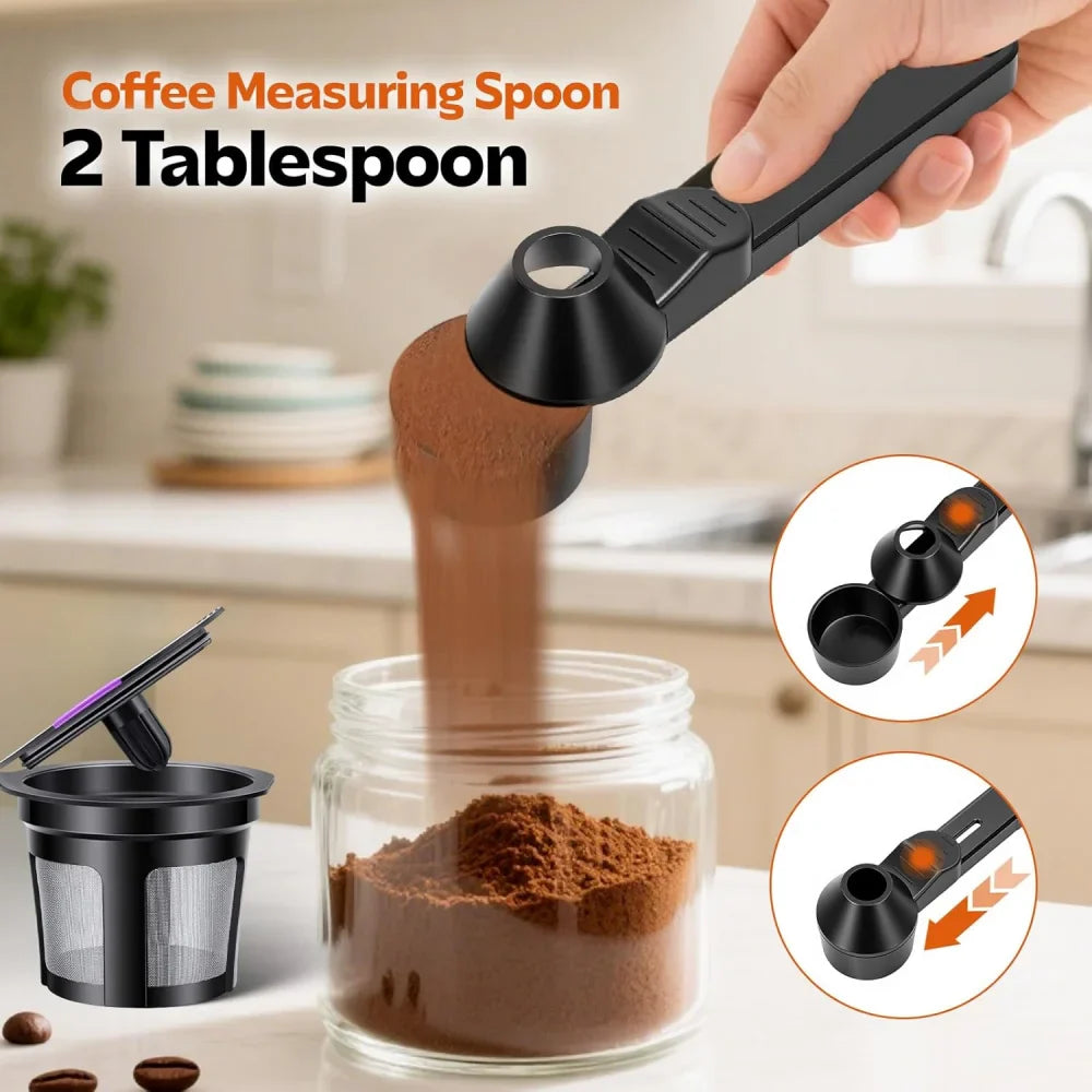 Perfect Brew Coffee Measuring Spoon Funnel Spoon
