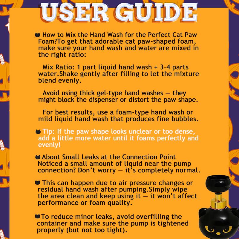 Cute Cat Paw Foam Soap Dispenser